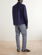 Orlebar Brown - Cesare Linen and Cotton-Blend Shirt - Blue