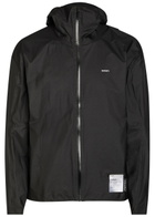 Satisfy 3L Fly Rain Hooded Waterproof Pertex Jacket Black