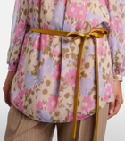 Valentino Floral silk georgette blouse