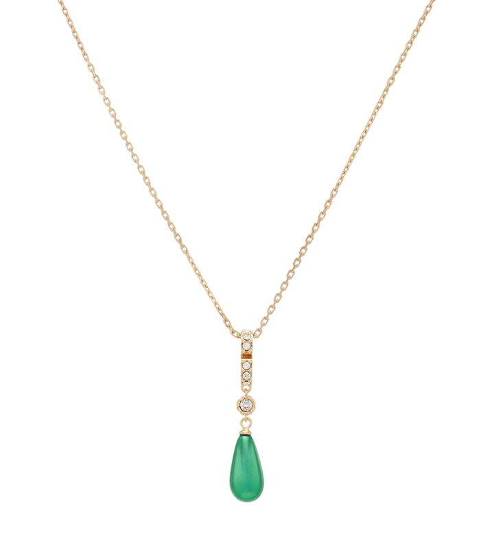 Photo: Valentino VLogo Swarovski®-embellished pendant necklace