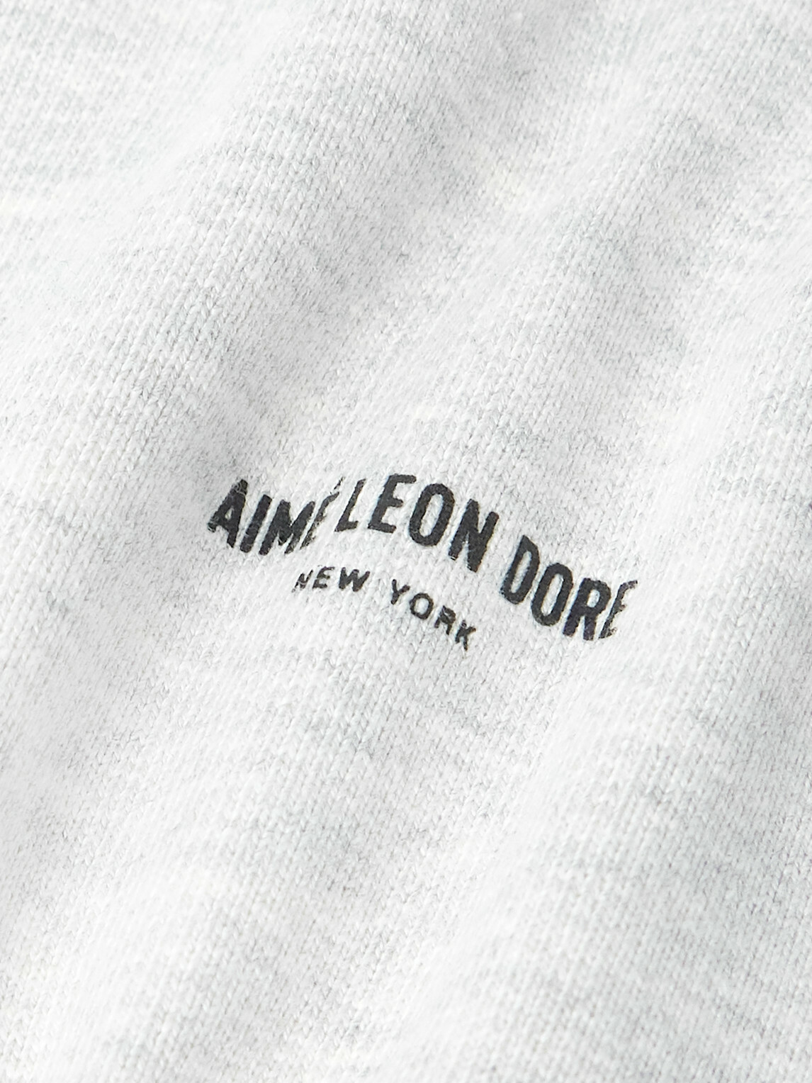 Aimé Leon Dore - Logo-Print Cotton-Jersey Sweatshirt - Gray