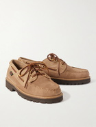 G.H. Bass & Co. - Weejuns '90 Boater Mix Panelled Suede Boat Shoes - Neutrals