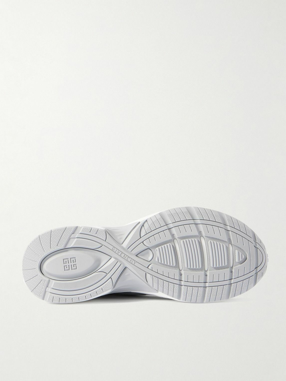 Givenchy - NFNTY-52 Logo-Appliquéd Suede, Mesh and Leather