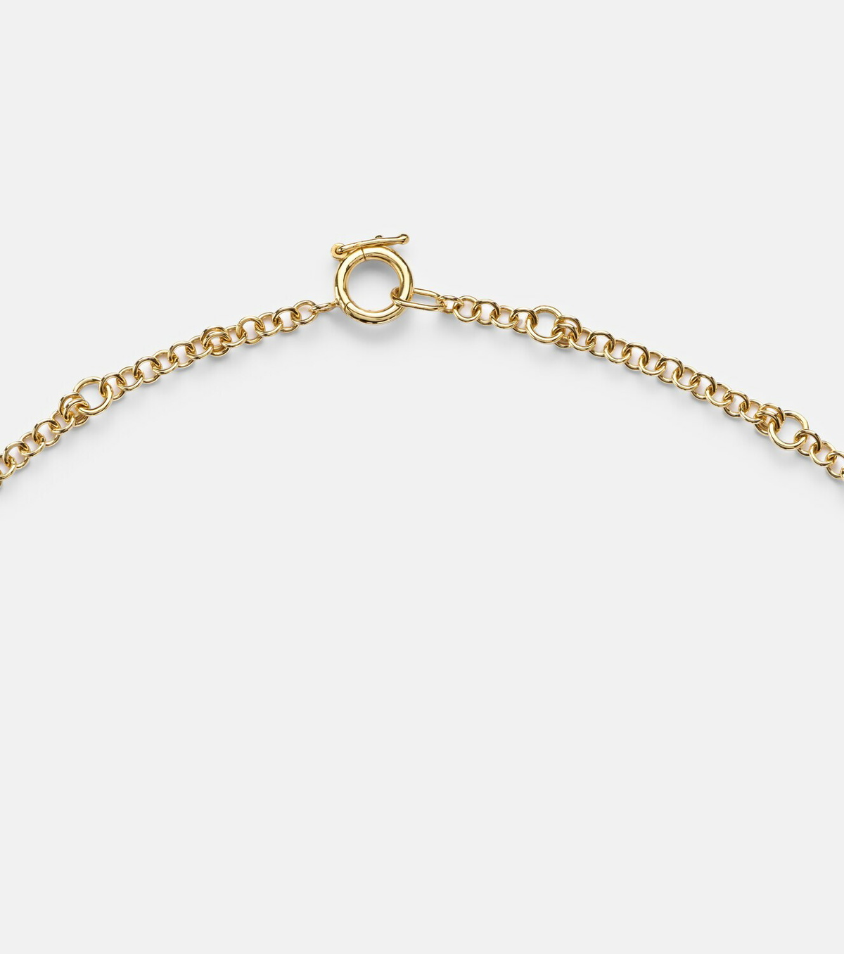 Spinelli Kilcollin Gravity Arc 18kt gold necklace with diamonds