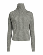 Victoria Beckham Womens Turtleneck Light in Grey