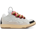 Lanvin White Curb Sneakers