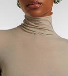 Mugler Cotton jersey gown