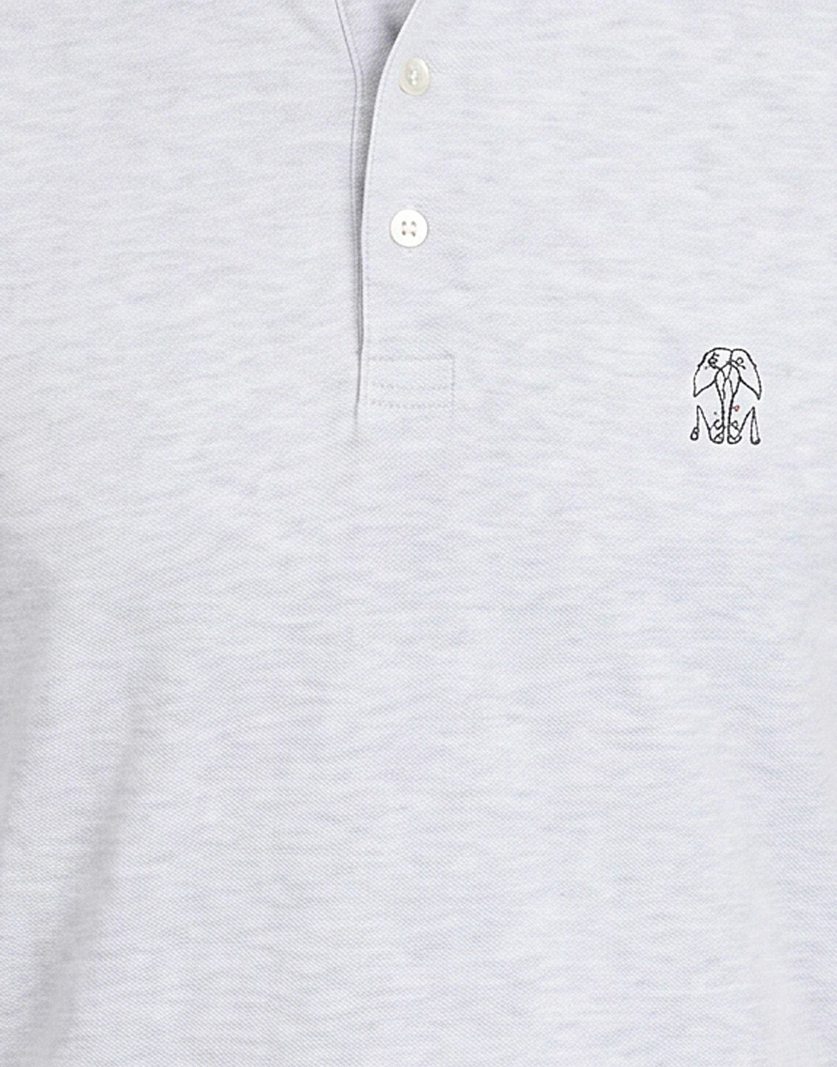 Brunello Cucinelli Mens Polo shirt Light in Grey