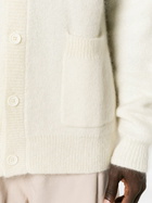 The Frankie Shop Neutral Lucas V-Neck Cardigan