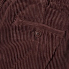 General Admission Men's Midtown Cord Pleated Pant in Brown