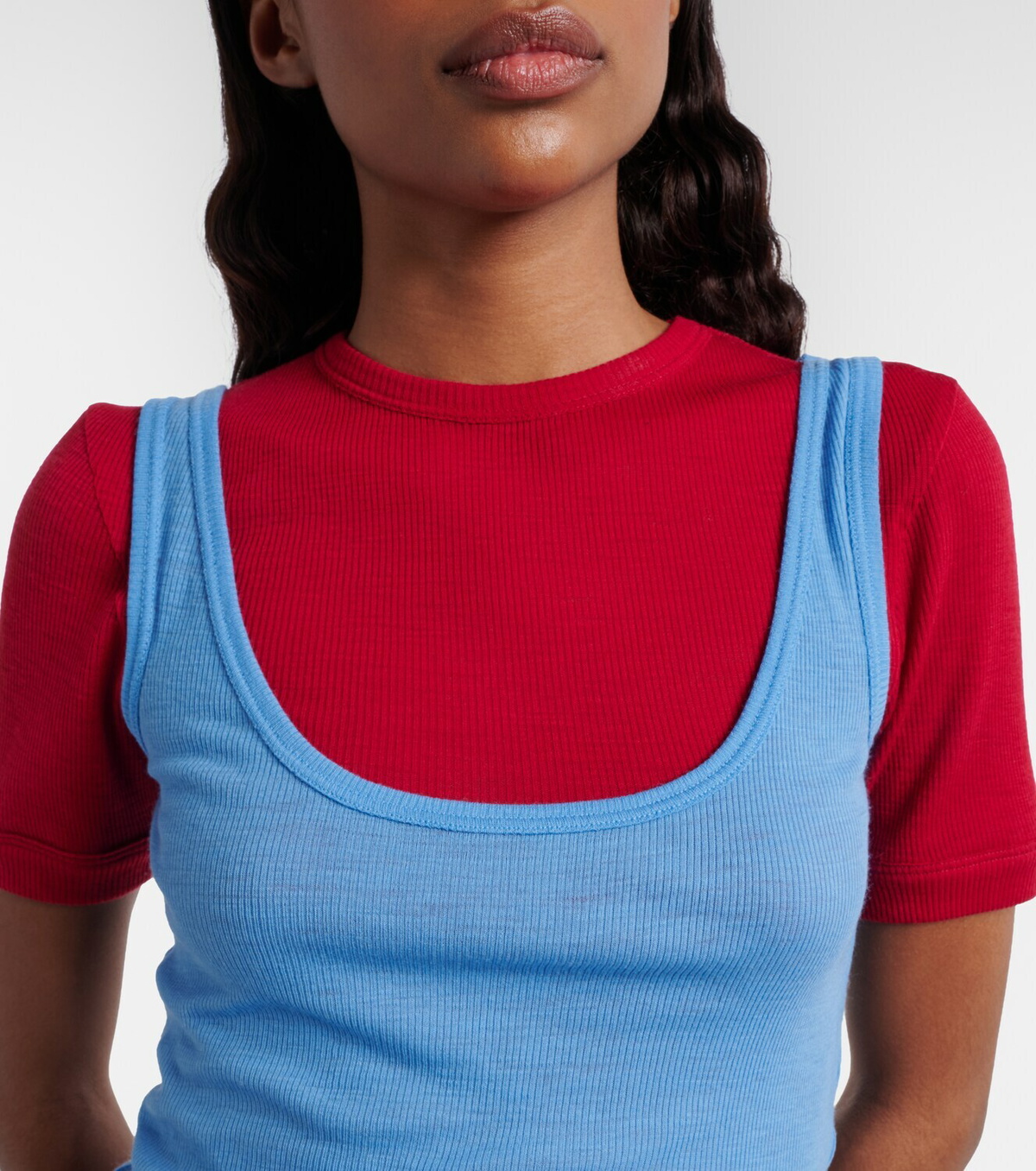 Versace Medusa virgin wool tank top