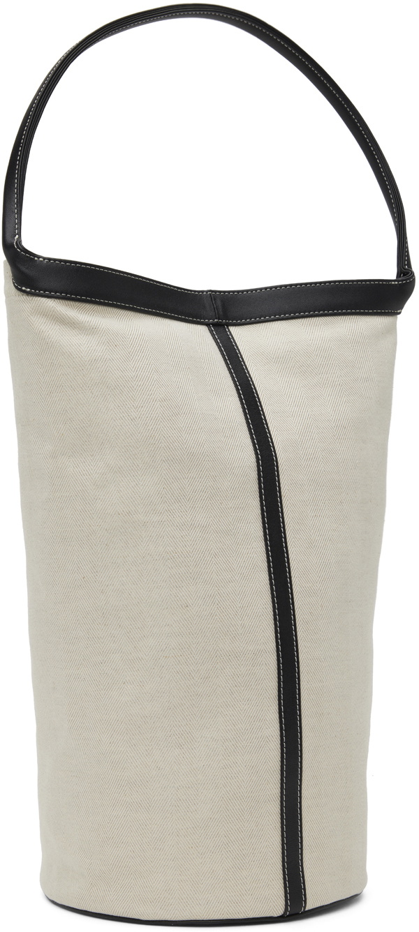 Recto Off-White & Black Bucket Bag