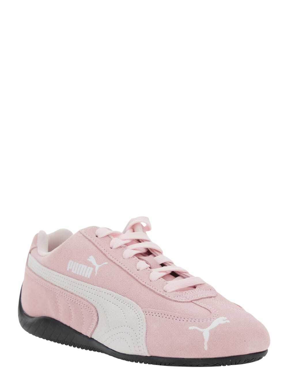 Puma speedcat Pink Sneakers With Logo Print On The Side And Logo Lettering On The Side In Suede Unisex