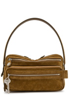 Acne Studios Camero Party Suede Shoulder bag - Brown - One Size