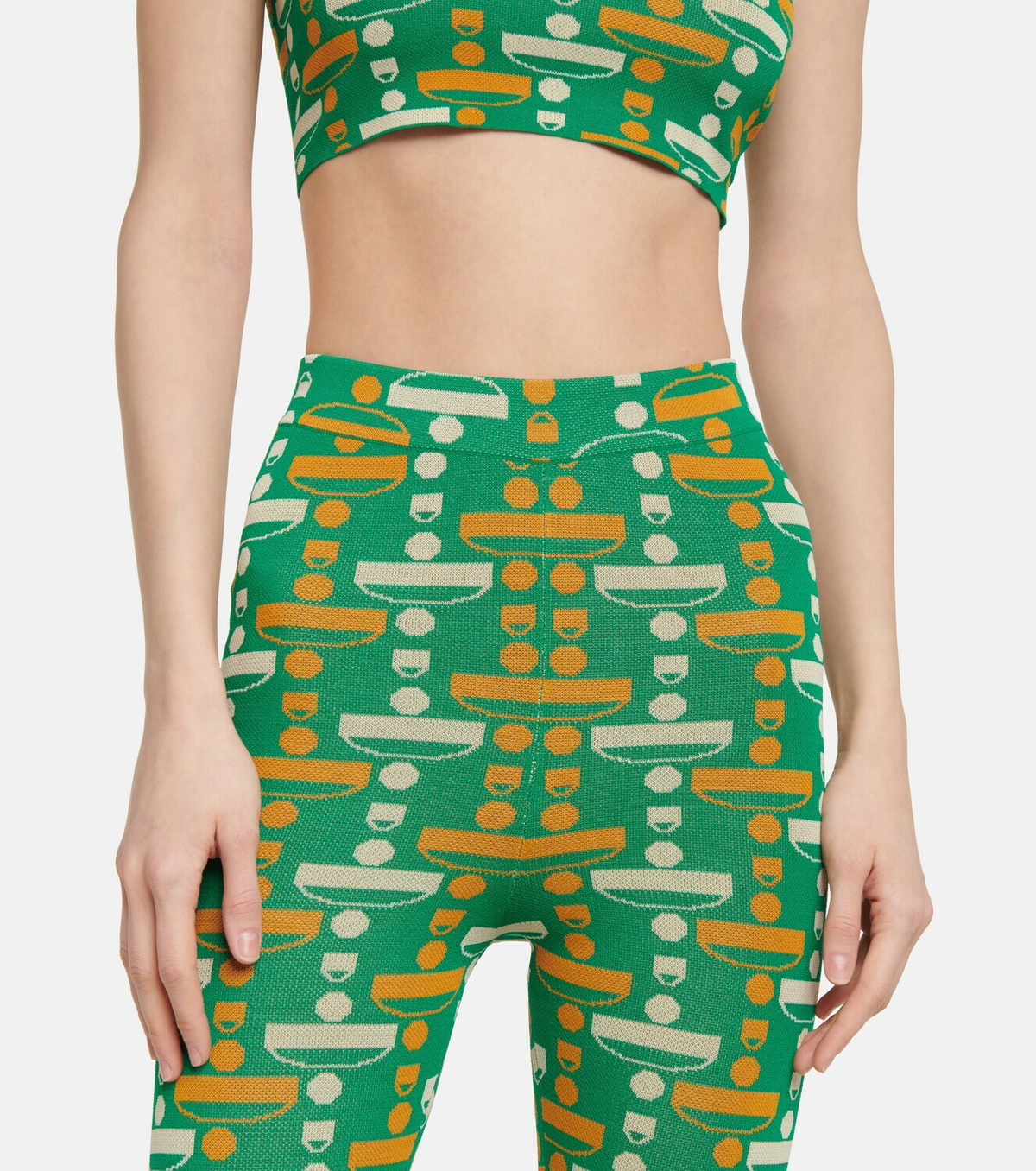 Dodo Bar Or Jacquard high-rise leggings