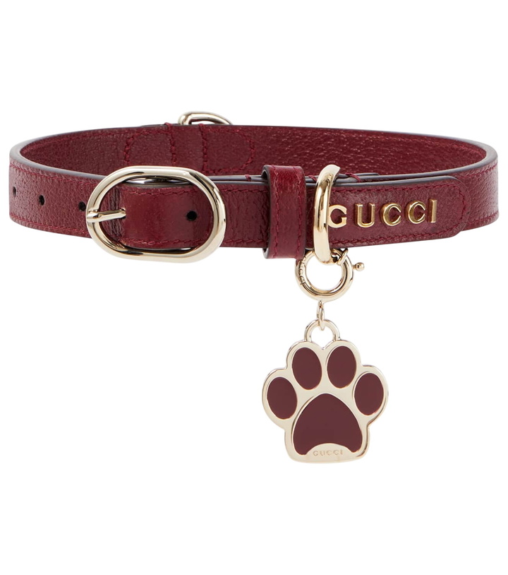 Photo: Gucci S/M leather dog collar