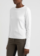 Helmut Lang Printed Cotton top White