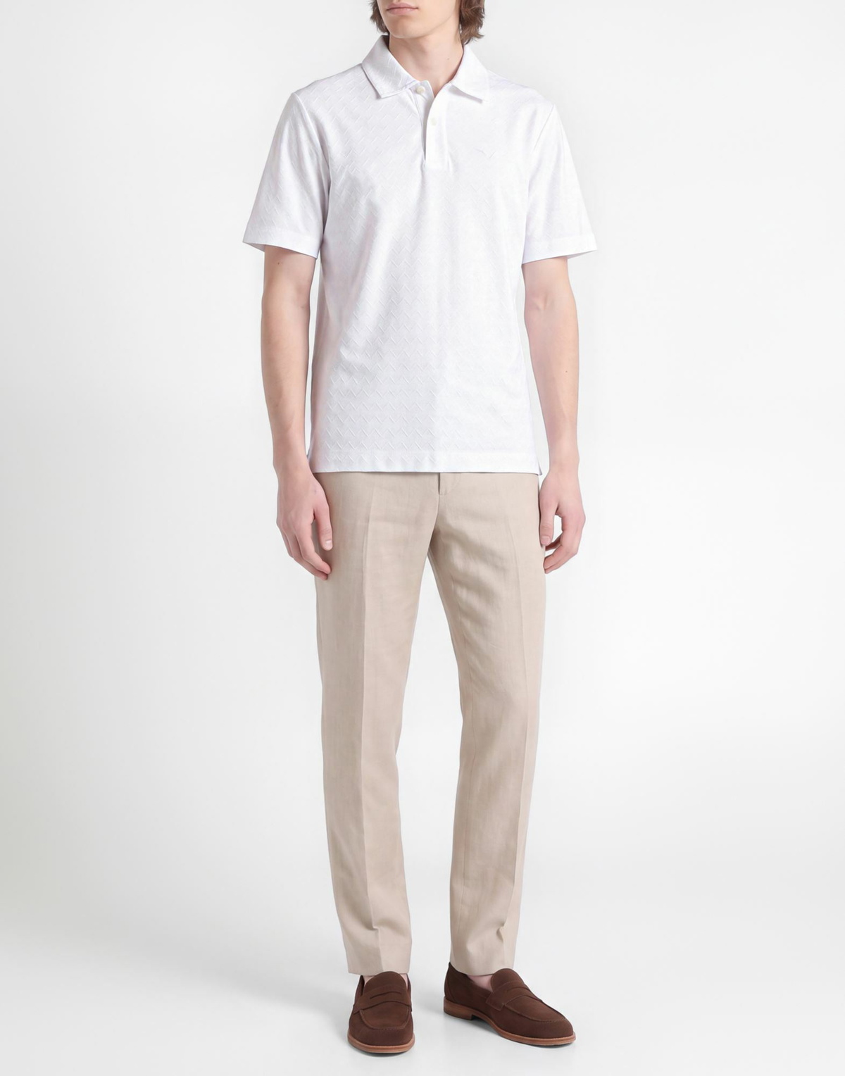 Missoni Mens Polo shirt in Off white