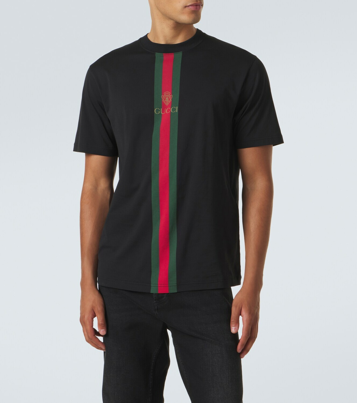 Gucci Web Stripe cotton T-shirt