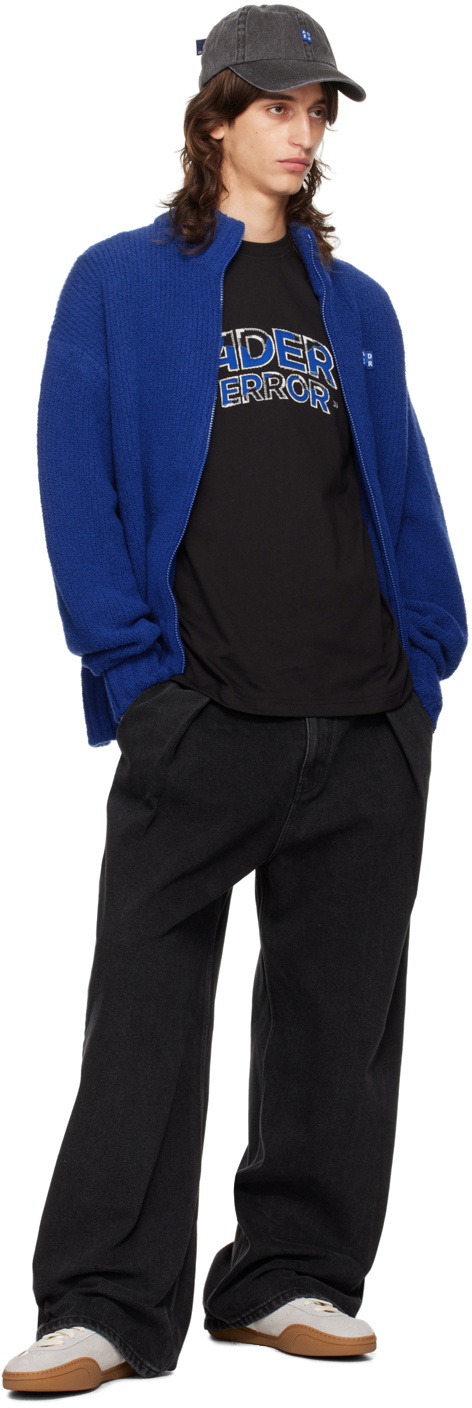 ADER ERROR ニット ジップアップ ADER ERROR】SIG; TRS TAG KNIT ZIP-UP 01 (ADERERROR/ニット