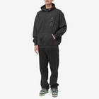 Represent Men's Applique Initial Hoodie in Off Black