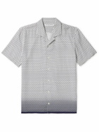 Orlebar Brown - Hibbert Camp-Collar Printed Voile Shirt - Gray