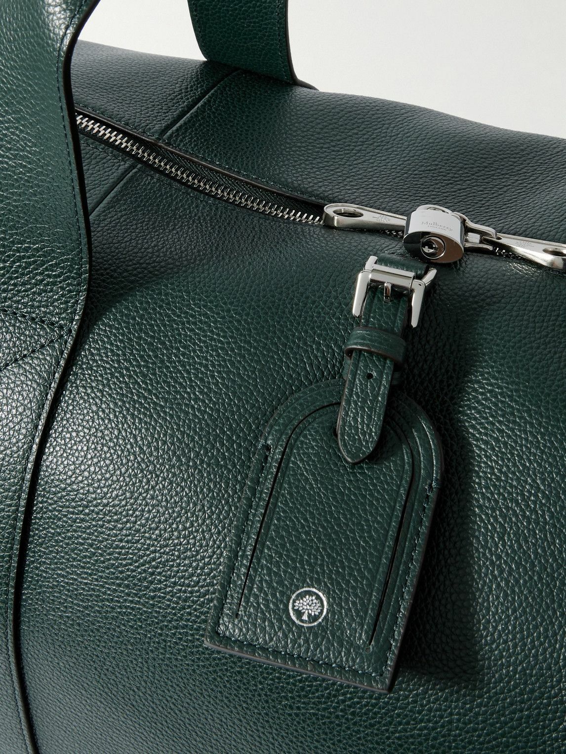 Mulberry - Heritage Medium Clipper Full-Grain Leather Holdall