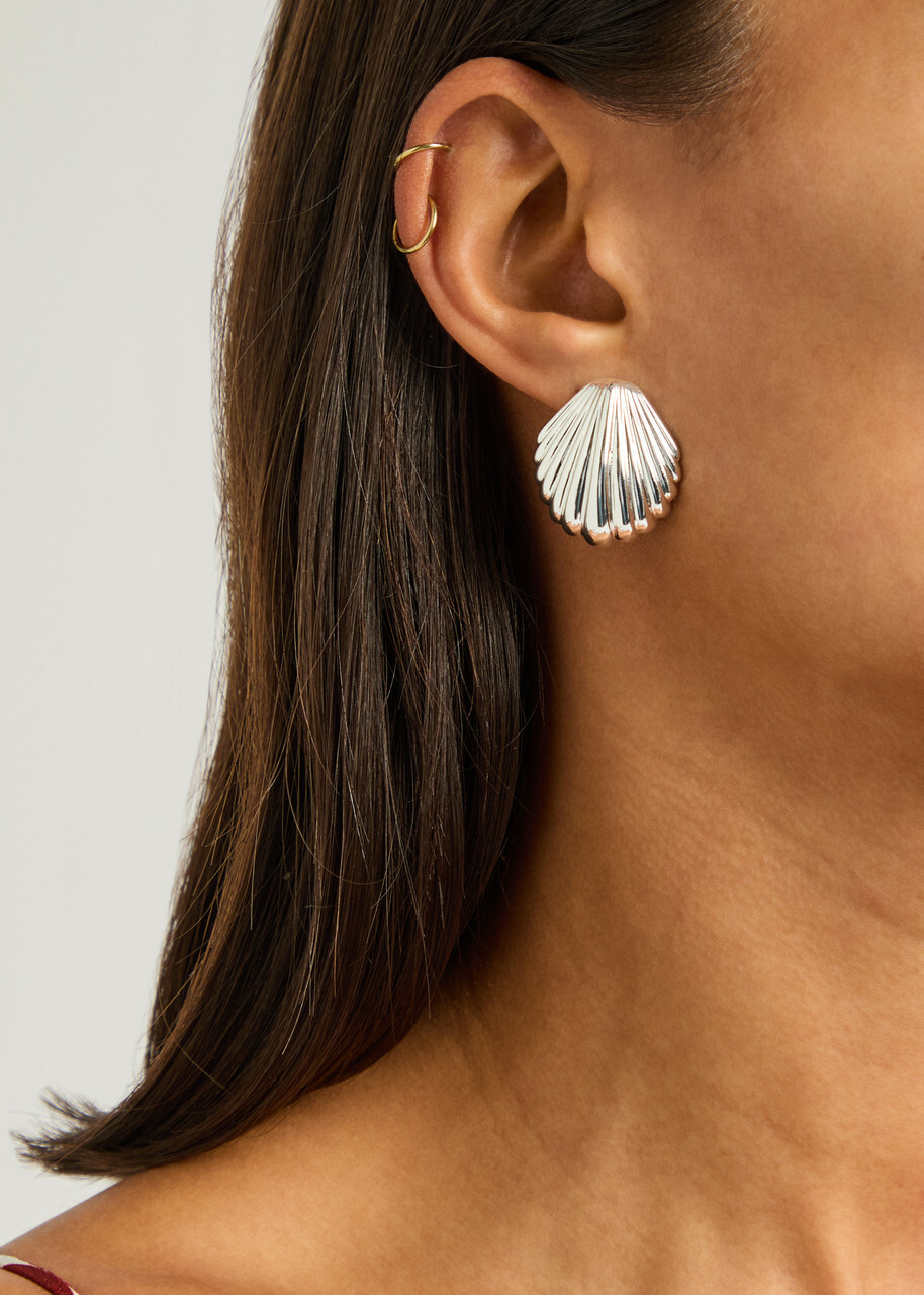 Anni LU Ocean Treasure Silver-plated Stud Earrings - One Size