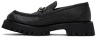 Gucci Black GG Horsebit Loafers