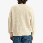 FrizmWORKS Men's Heavy Wool Cardigan in Cream