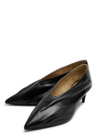Khaite Miriam 50 Draped Leather Pumps