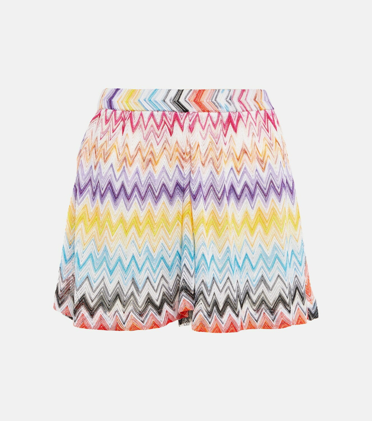 Missoni Mare Zig-zag high-rise wide-leg shorts