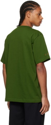 Helmut Lang Green Societas T-Shirt