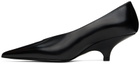 TOTEME Black 'The Wedge' Heels