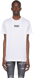 Dsquared2 White Cotton T-Shirt