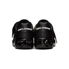 Dolce and Gabbana Black Elastic Logo Sneakers