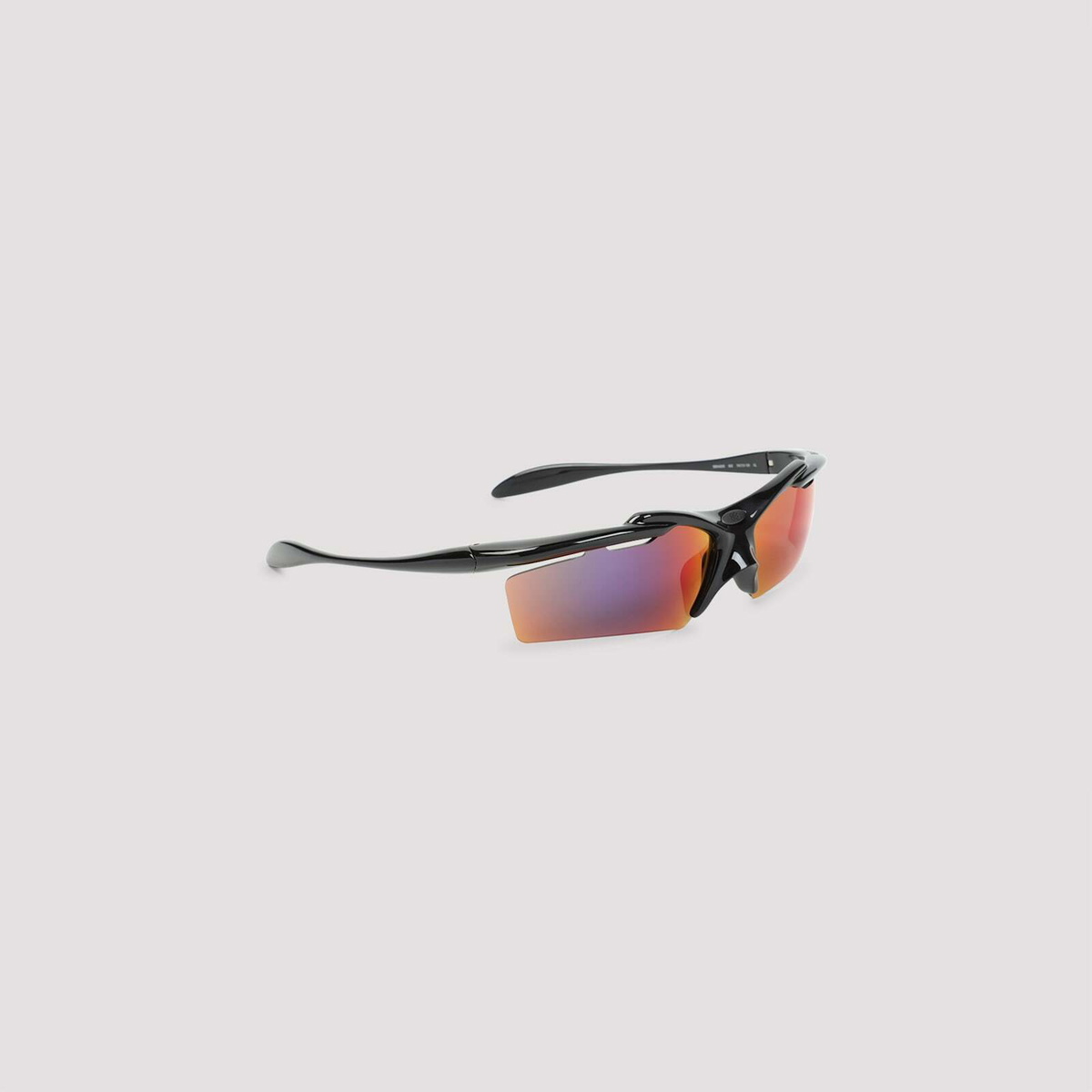 Balenciaga Black Acetate Turbo Rectangle Sunglasses Balenciaga