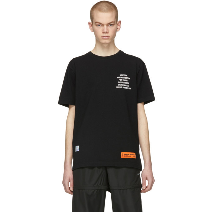 Photo: Heron Preston Black Metal Worker T-Shirt