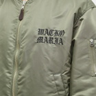 Wacko Maria Men's MA-1 Flight Jacket in Khaki