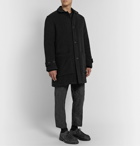 YMC - Factory Padded Garment-Dyed Wool-Blend Coat - Black