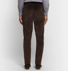 Sid Mashburn - Chocolate Slim-Fit Cotton-Corduroy Suit Trousers - Brown