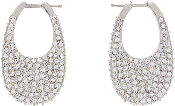 Photo: Coperni Crystal-Embellished Medium Swipe Earrings