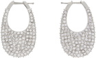 Coperni Crystal-Embellished Medium Swipe Earrings