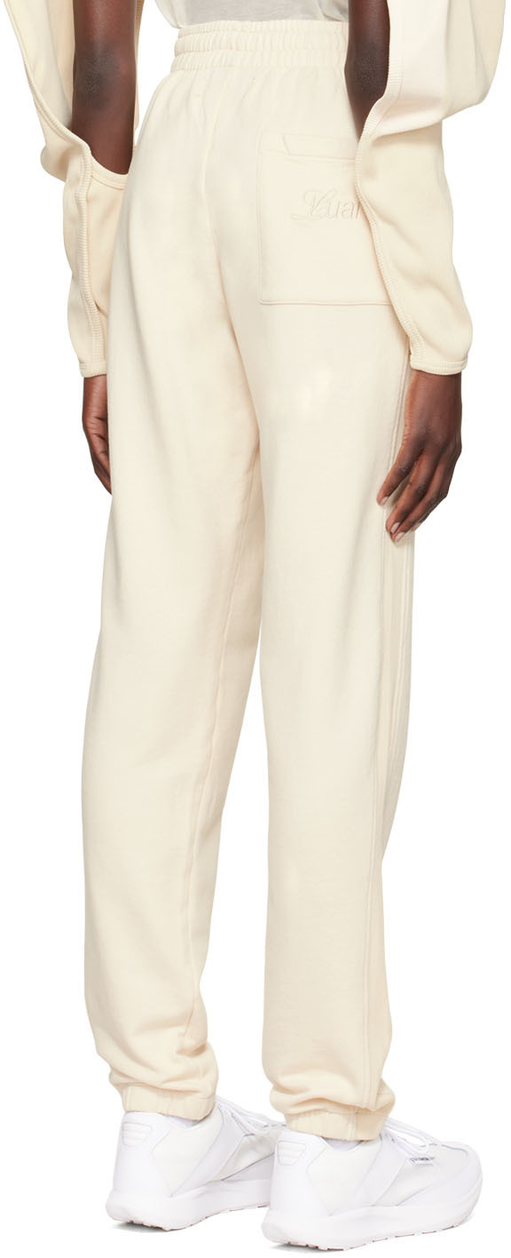 Luar Beige Logo Lounge Pants