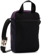 PS by Paul Smith Navy & Purple Nylon Colorblock Messenger Bag