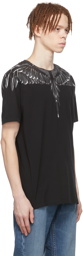 Marcelo Burlon County of Milan Black Cotton T-Shirt