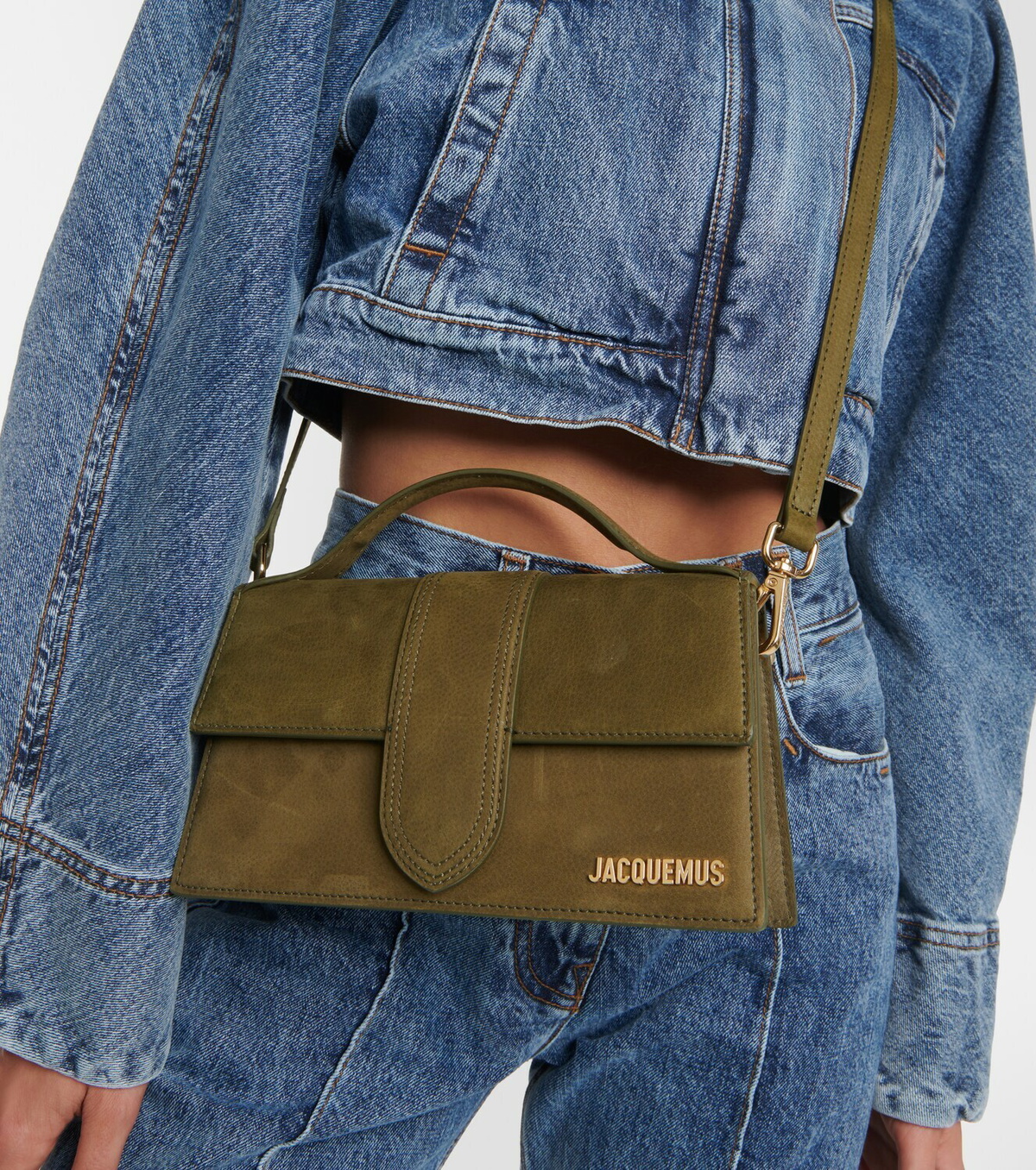 Jacquemus Le Grand Bambino leather shoulder bag