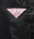 Valentino Polka-dot jacquard tuxedo jacket
