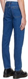 A.P.C. Indigo Martin Straight-Leg Jeans