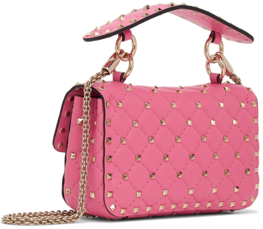 Cross body bags Valentino Garavani - Rockstud Spike medium pink bag -  NWB0122NAP32C